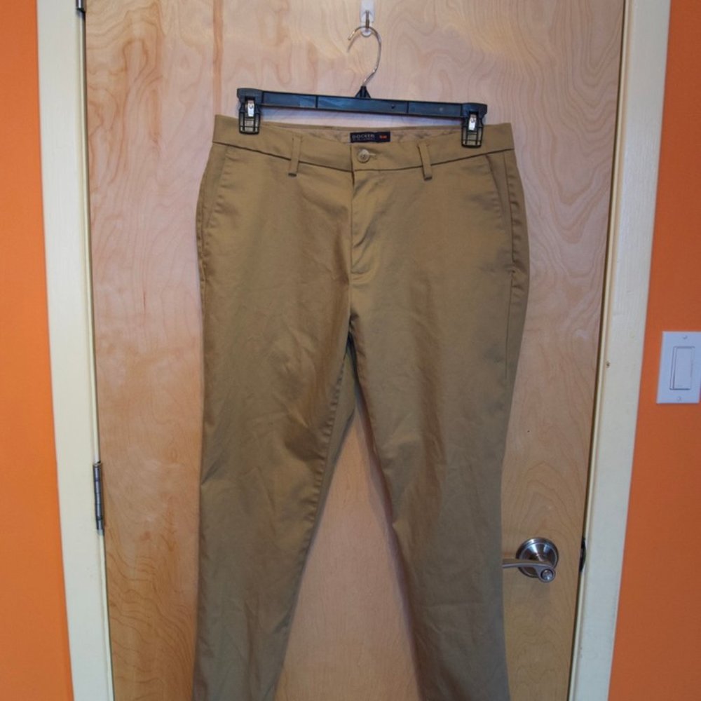 Dockers mens khakis slim and flex comfort